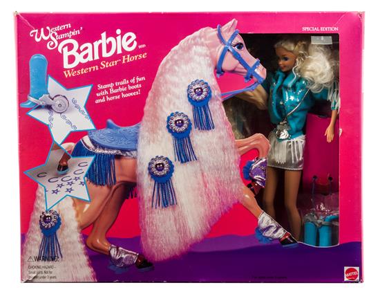 Appraisal: Sale Lot A Special Edition Western Stampin' Barbie model inches