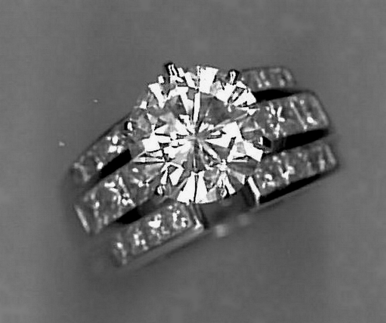 Appraisal: LADIES DIAMOND RING CTS CENTER STONE cts center stone princess