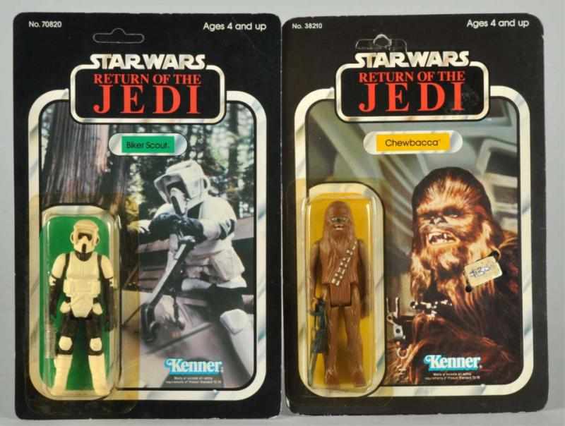 Appraisal: Lot of Star Wars Carded Figures Description Return of the