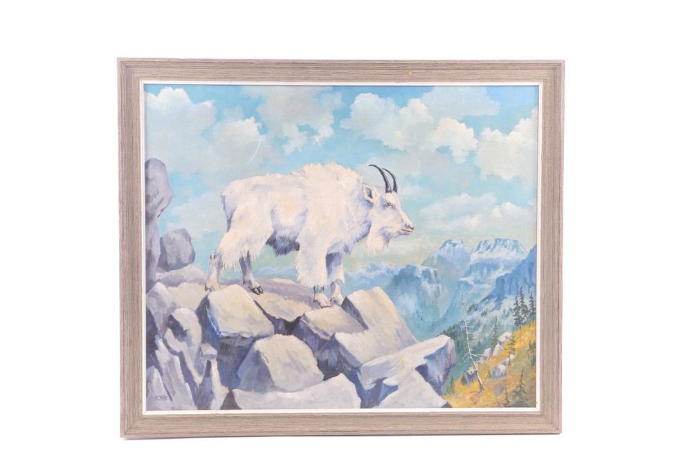 Appraisal: Original N C Miller Jr Mountain Goat ' Included in