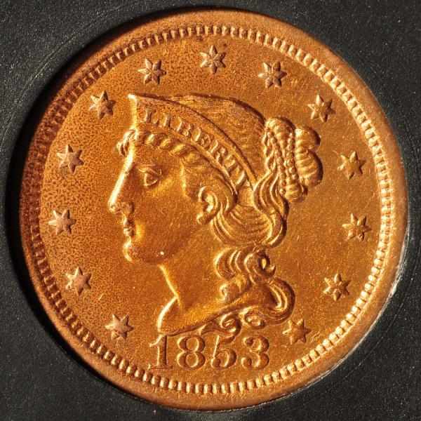 Appraisal: Large Cent Description Cleaned