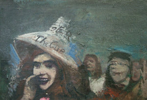 Appraisal: Rodrigo Moynihan RA - - The Derby Cup supporter oil