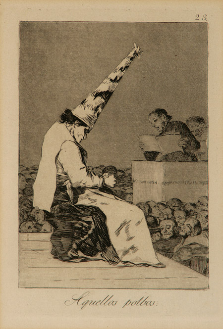 Appraisal: Francisco de Goya Spanish - Aquellos Polbos and Asta su