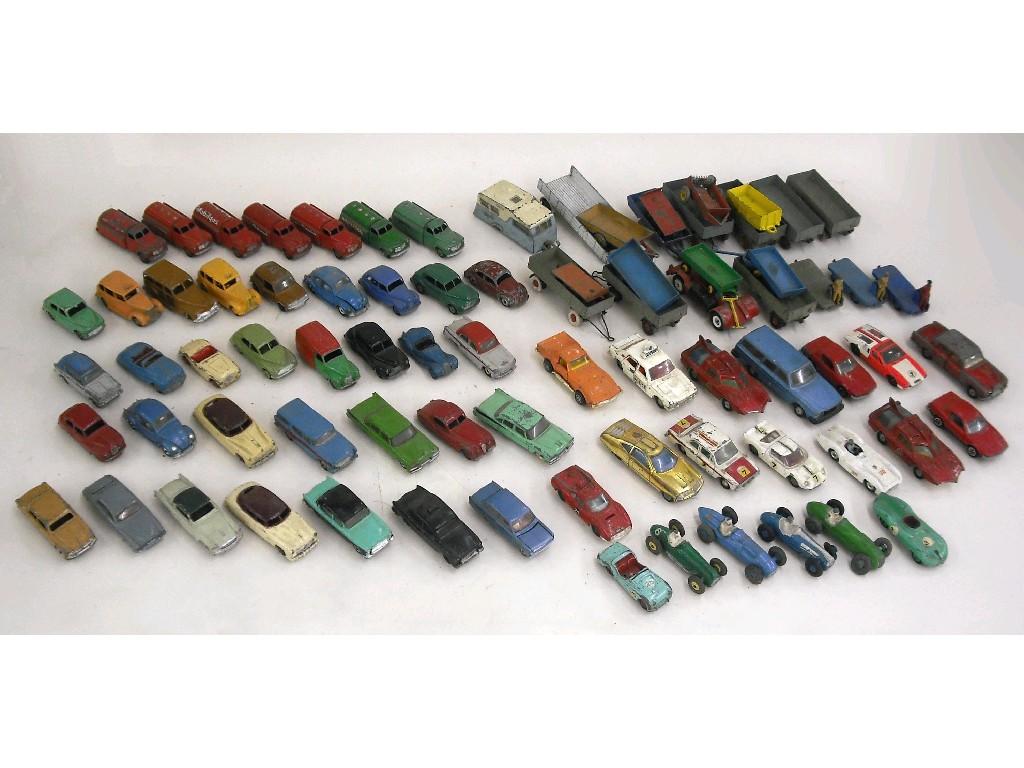 Appraisal: Quantity of Dinky trucks lorries trailers together with various sports