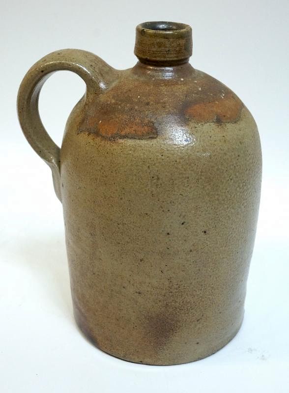 Appraisal: Antique Stoneware Jug Antique Stoneware Jug Description With handle no