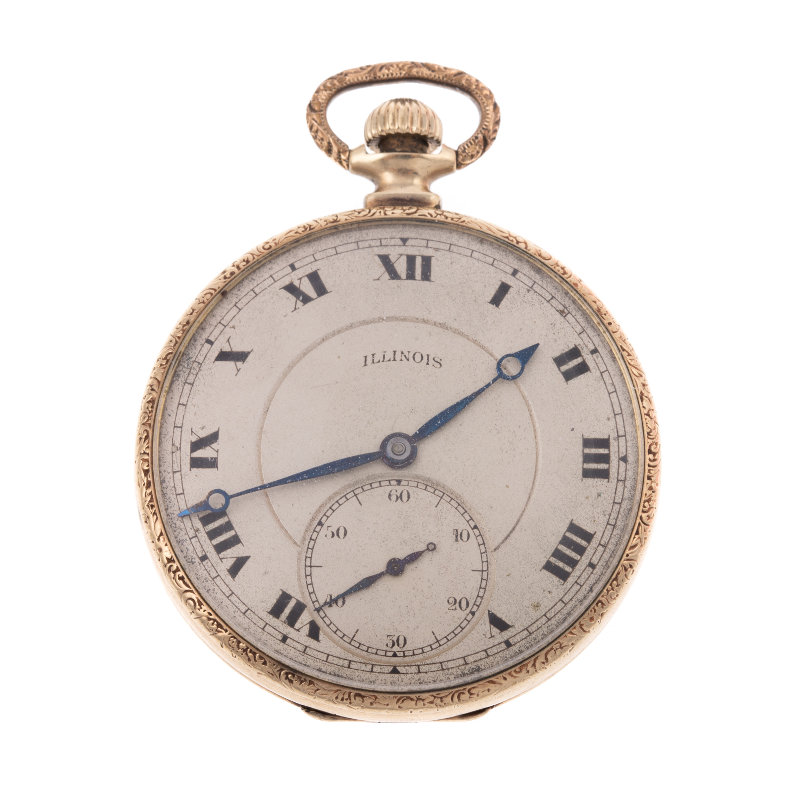 Appraisal: A S ILLINOIS POCKET WATCH c s Illinois pocket watch