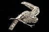 Appraisal: BROOCH - One K white gold brooch of a Toucan