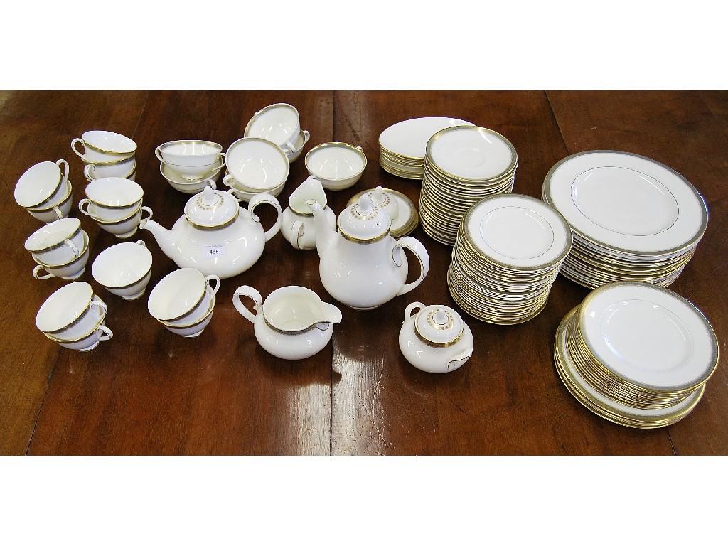 Appraisal: Royal Doulton fine bone china tableware 'Clarendon' pattern comprising sixteen