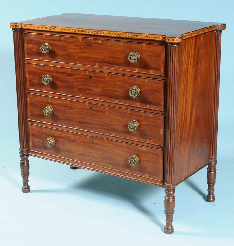 Appraisal: Federal Chest of Drawers possibly John and Thomas Seymour with