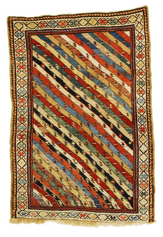 Appraisal: CAUCASIAN RUG late th century feet inches x feet inches