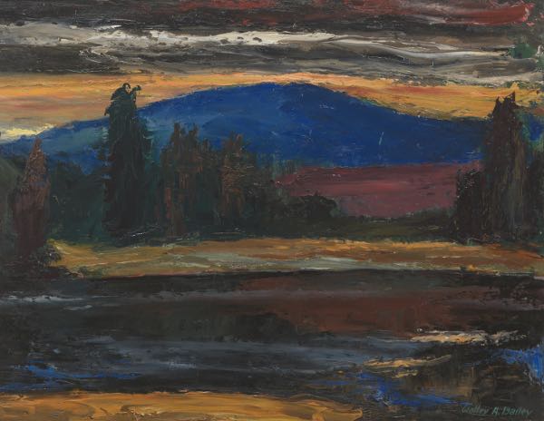 Appraisal: WALTER ALEXANDER BAILEY AMERICAN - x Dusk mid- th century