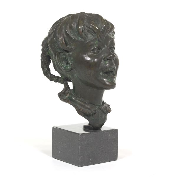 Appraisal: MARJORIE FITZGIBBON IRISH AMERICAN - bronze Happiness Cast bronze of