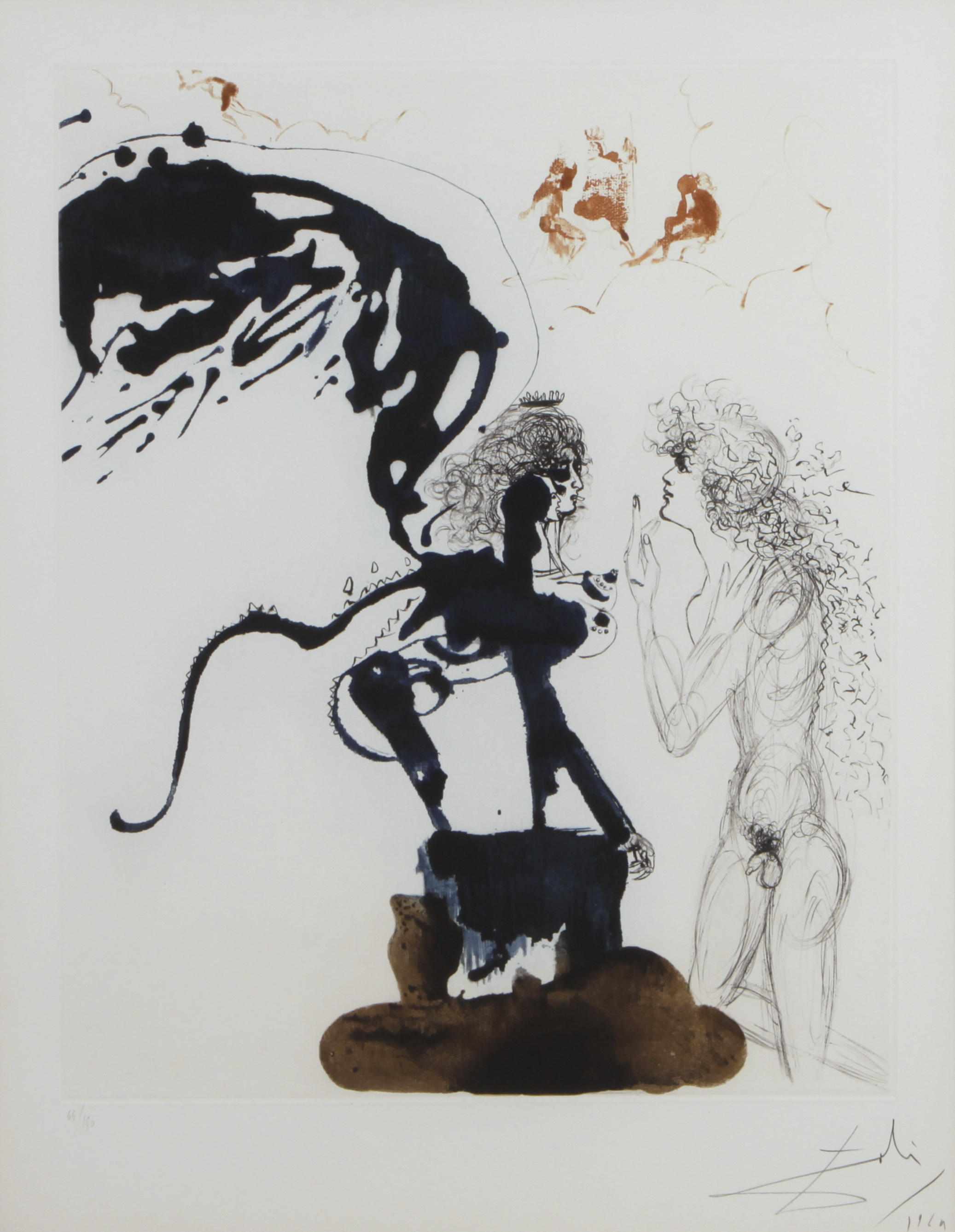 Appraisal: Salvador Dali Spanish - Oedipus from Mythologie M L F