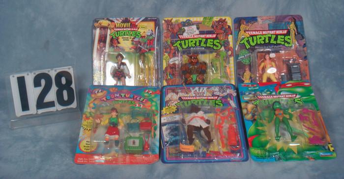 Appraisal: Teenage Mutant Ninja Turtles figures set of mint on cards