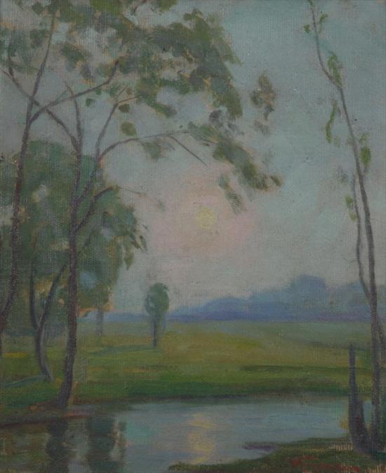 Appraisal: WILLIAM E GREASON American - MISTY MORNING signed lower right