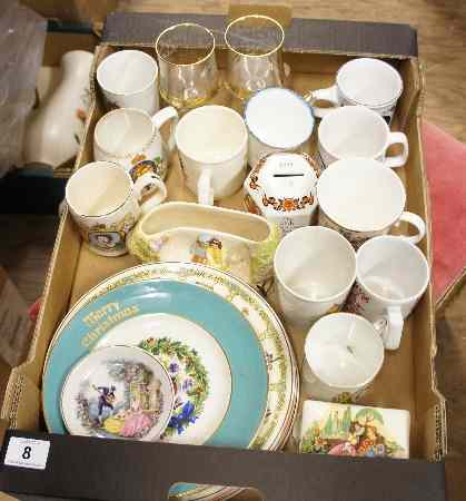 Appraisal: A collection of various Pottery to include Commemoratives Wedgwood Calender