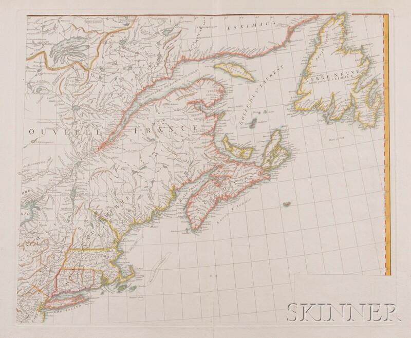 Appraisal: Maps and Charts Canada D'Anville Jean Baptist - Canada Louisiane