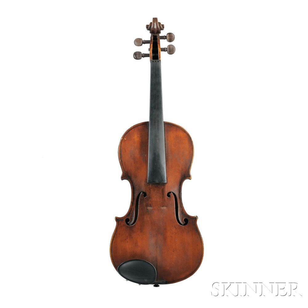 Appraisal: American Violin Fred Herrmann Jr New York bearing the maker's