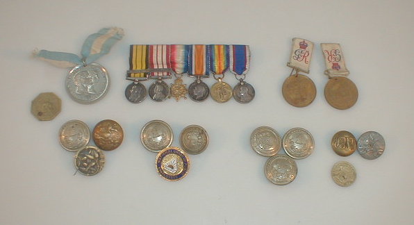 Appraisal: Five Dress Medals including Somaliland and Persian Gulf buttons etc