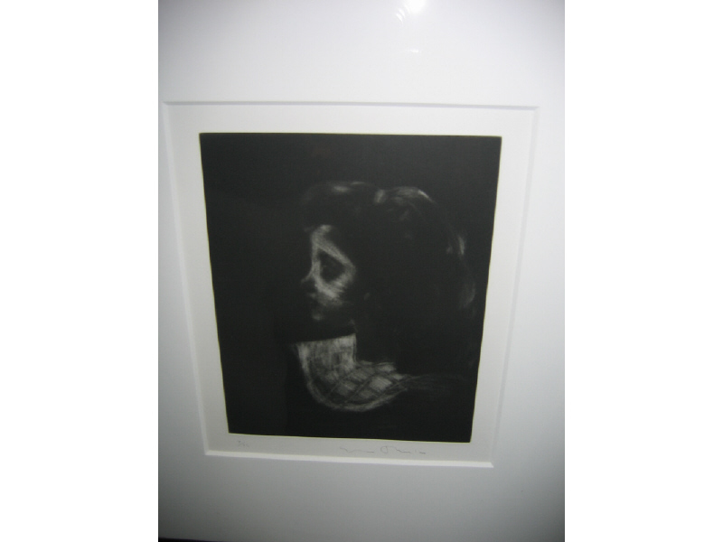 Appraisal: ELLEN PHELAN AMERICAN B Young Girl etching and aquatint numbered