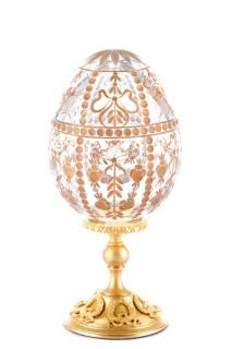 Appraisal: Faberge Imperial Gatchina Crystal Egg Based on a original design