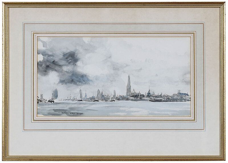 Appraisal: James McBey Scottish - Antwerp signed lower left Mcbey Antwerp