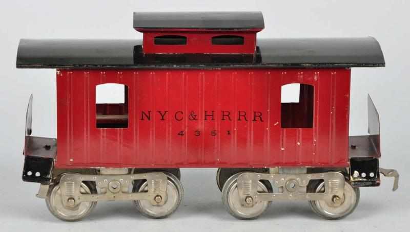 Appraisal: Lionel Series No Caboose Description American Standard gauge Early car