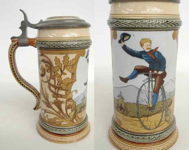 Appraisal: German Mettlach Stein L