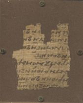 Appraisal: Fragment of a Document on Papyrus A fragment of a