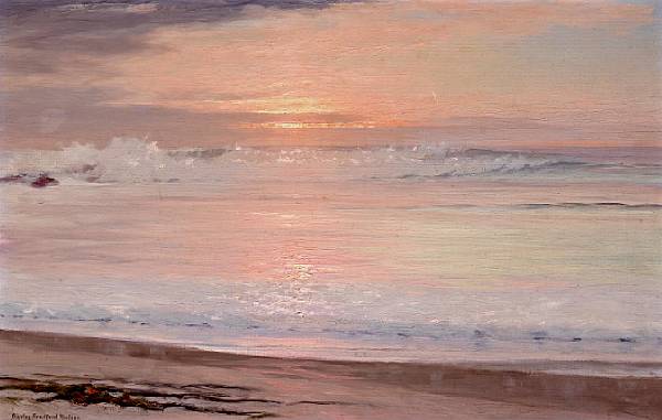 Appraisal: Charles Bradford Hudson American - Carmel sunset signed 'Charles Bradford