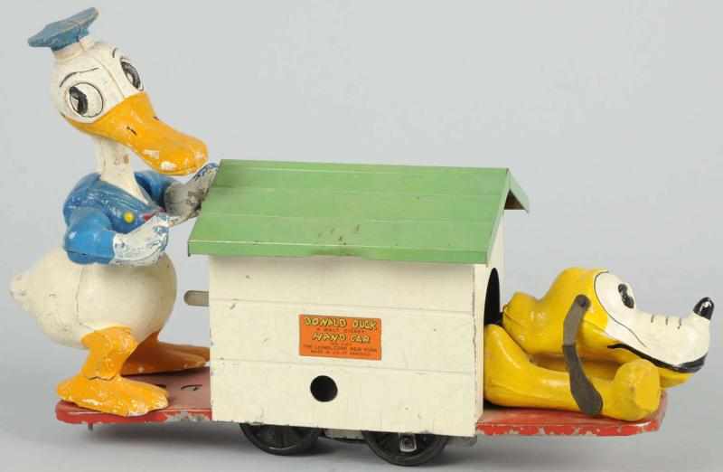 Appraisal: Lionel Disney Clockwork Donald Pluto Handcar American Pluto has original