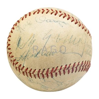 Appraisal: CY YOUNG MILWAUKEE BRAVES AUTOGRAPHED Condition Report