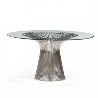 Appraisal: Warren Platner Am late th century powder coated steel beveled