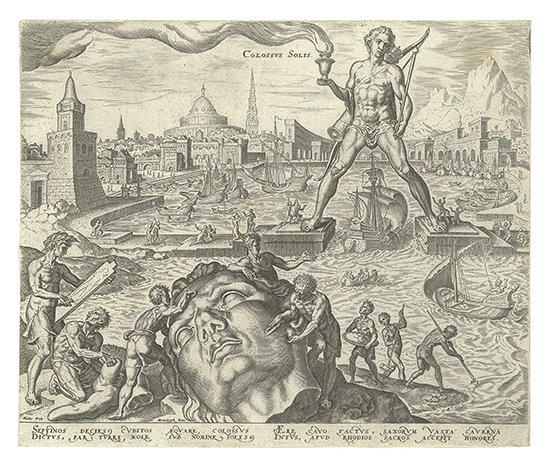 Appraisal: PHILIP GALLE after Maerten van Heemskerck The Seven Wonders of