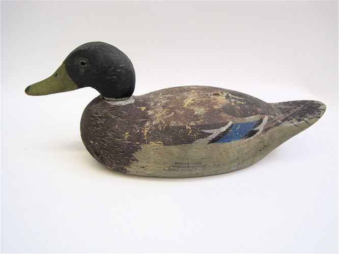 Appraisal: AMERICAN MALLARD DRAKE DUCK DECOY Pascagoula Singing River Decoy Hand