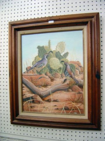 Appraisal: OIL PAINTING - DESERT SCENE - R A MISHNKK