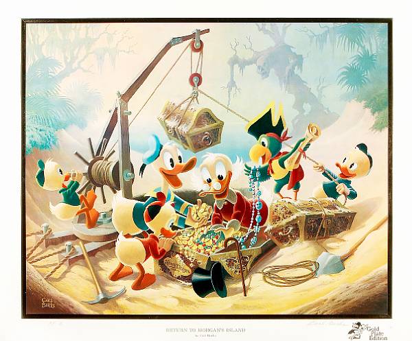 Appraisal: Carl Barks Another Rainbow Gold Plate Artist Proof AP- to