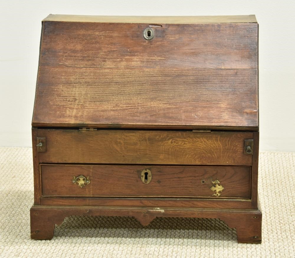 Appraisal: Childs English slant lid desk late th c having a