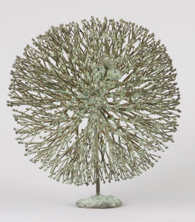 Appraisal: Harry Bertoia Bush bronze x Artist American -