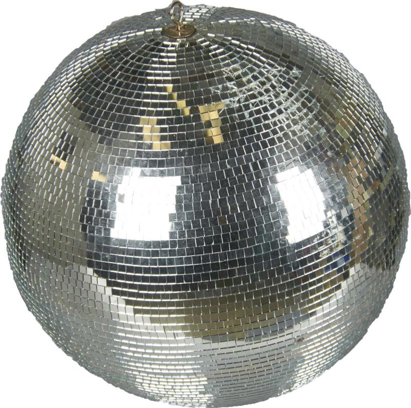 Appraisal: Large Mirrored Disco Ball With Motor Includes an electric motor