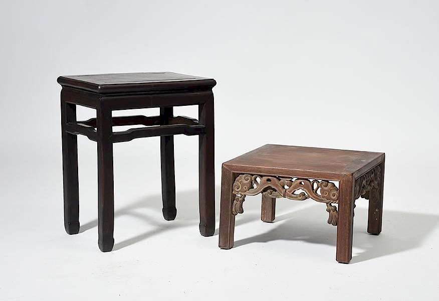 Appraisal: Chinese th C Ming stand with a th C example