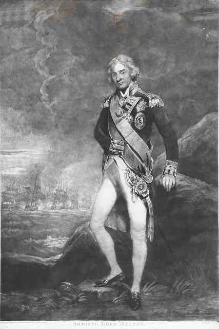 Appraisal: C TURNER AFTER J HOPPNER'Admiral Lord Nelson' mezzotint x and