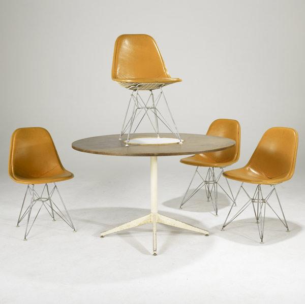 Appraisal: GEORGE NELSON CHARLES EAMES FOR HERMAN MILLER Dining table and