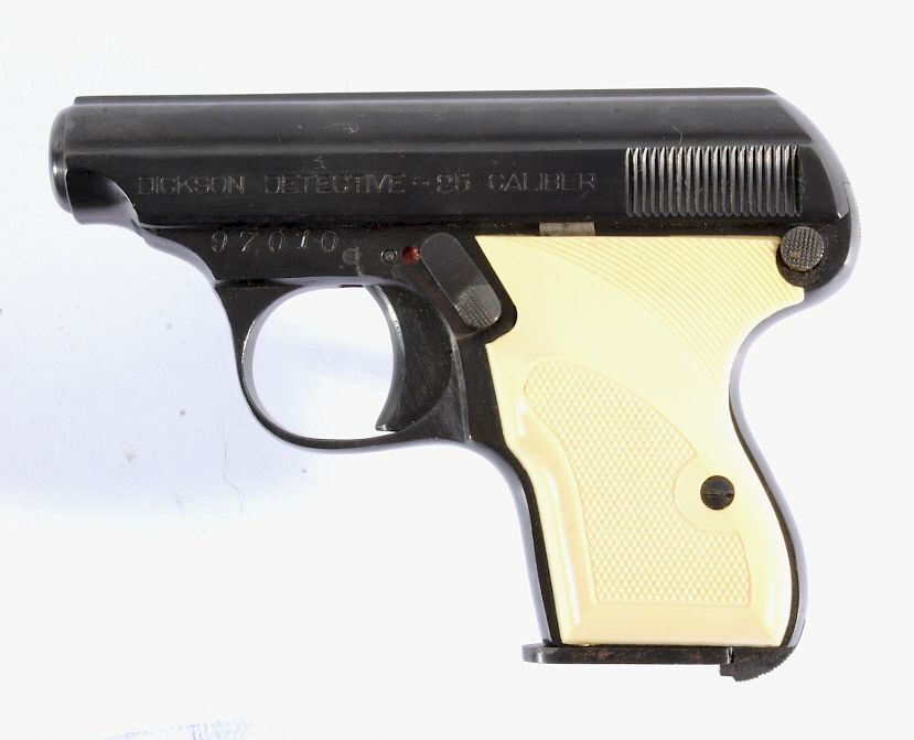 Appraisal: Dickson Detective Model Semi-Automatic Pistol For your consideration is a