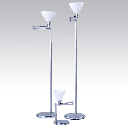 Appraisal: WALTER VON NESSEN Two floor lamps and one table lamp