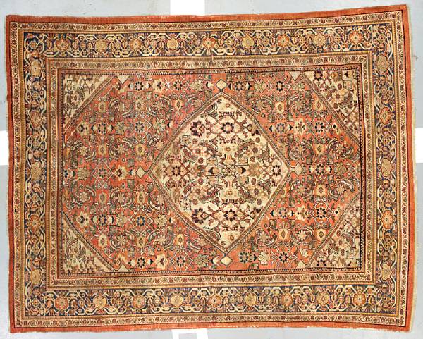 Appraisal: A Sultanabad carpet size approximately ft x ft in