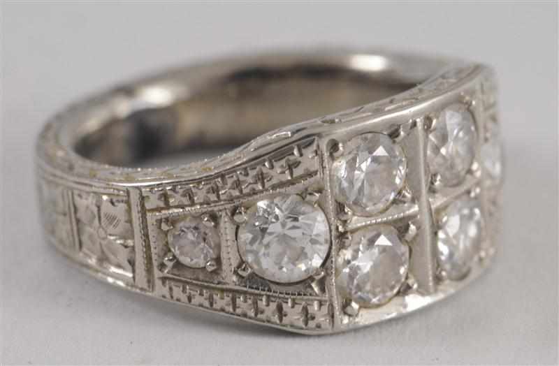 Appraisal: ART DECO DIAMOND RING Size in