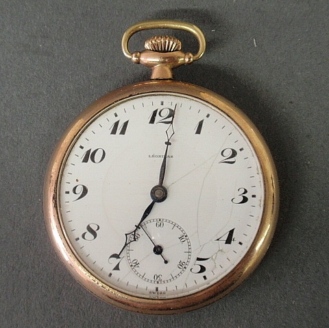 Appraisal: - Swiss gold filled jewel open face pocket watch by