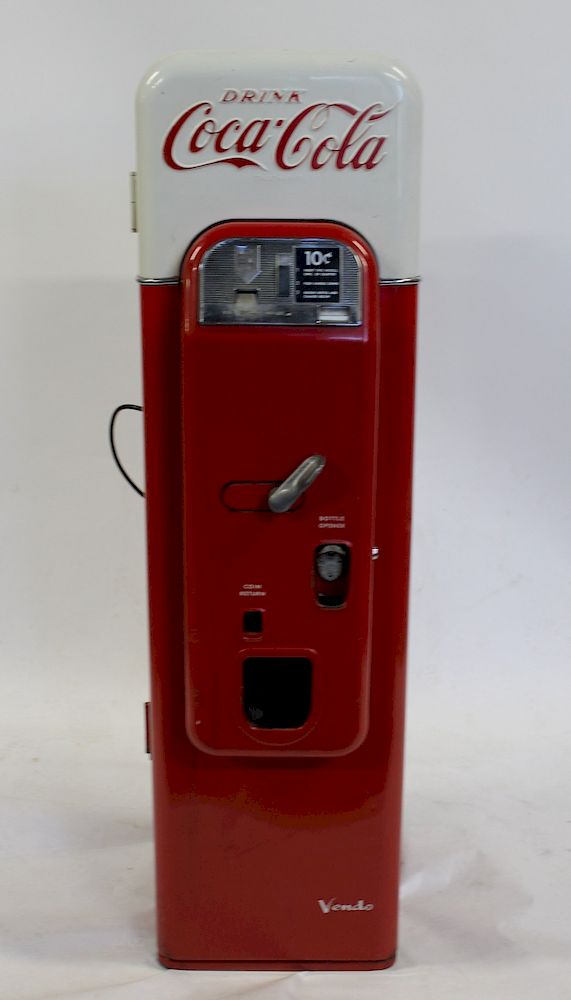 Appraisal: COCA - COLA Vendo Machine Great original condition with minor