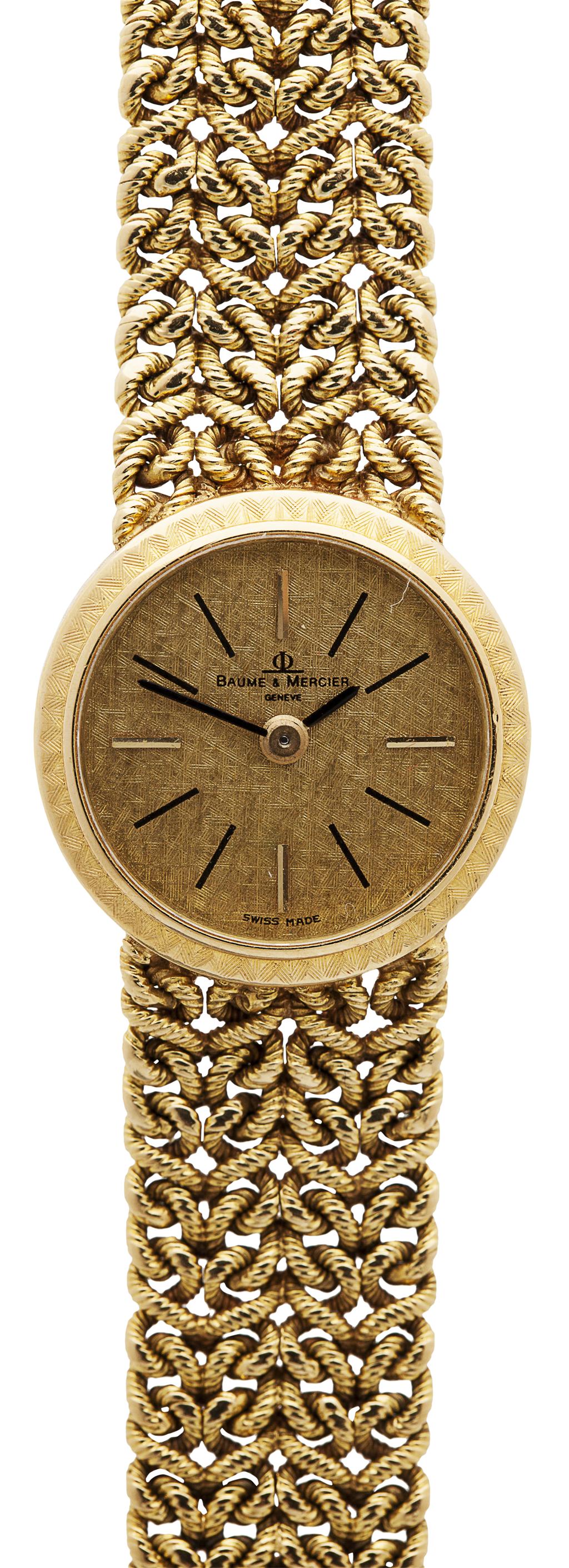 Appraisal: BAUME ET MERCIER - A lady's ct gold wrist watch